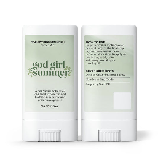 2 Pack Tallow Zinc Sun Stick