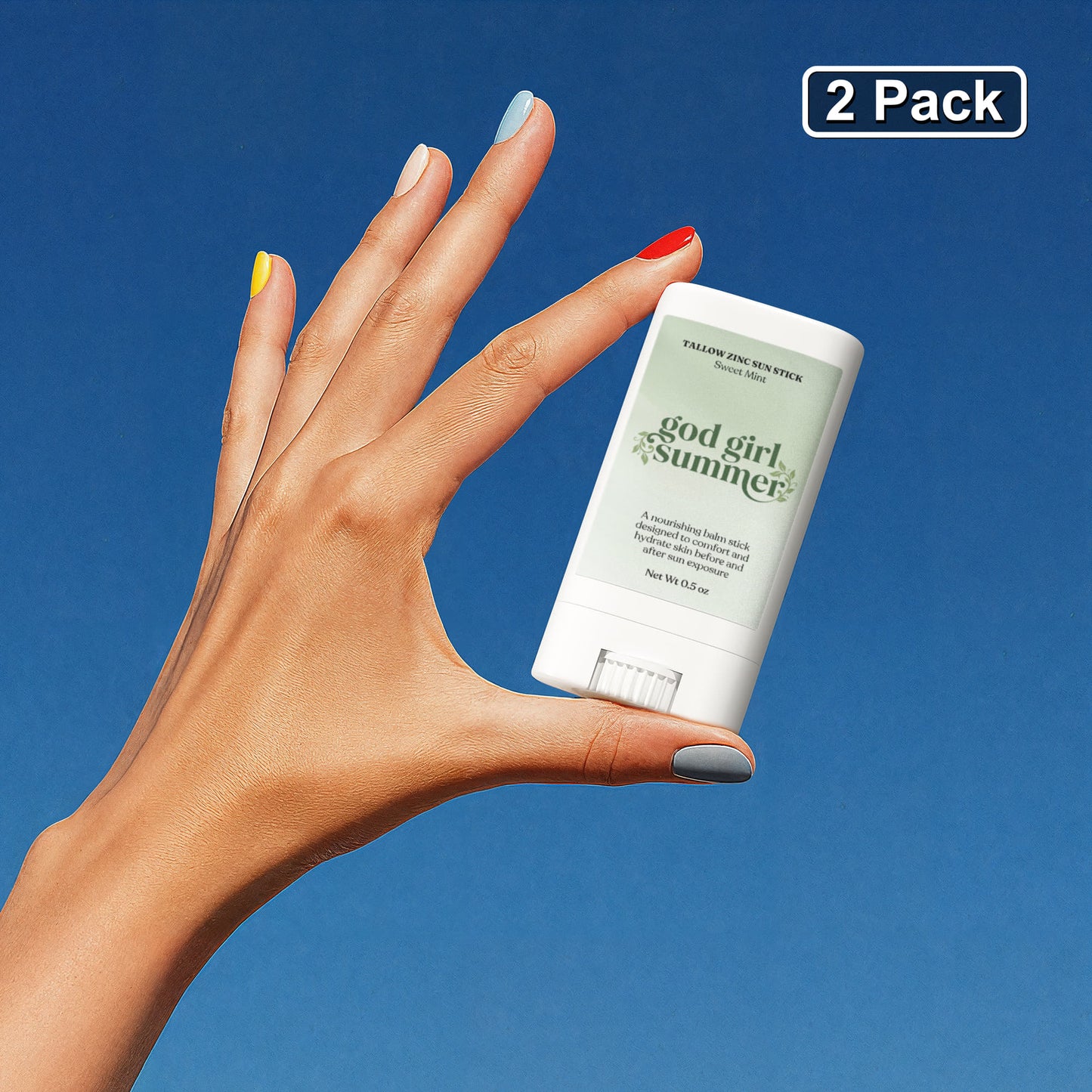 2 Pack Tallow Zinc Sun Stick