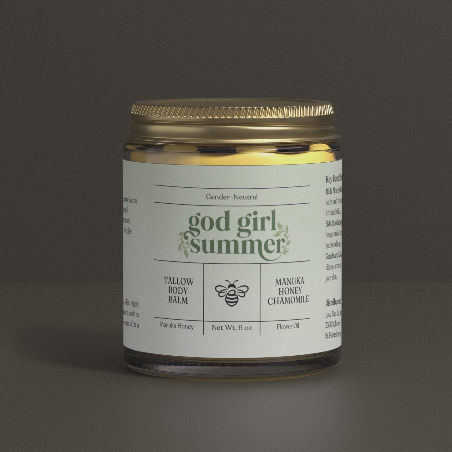 Manuka Honey Chamomile Tallow Body Balm