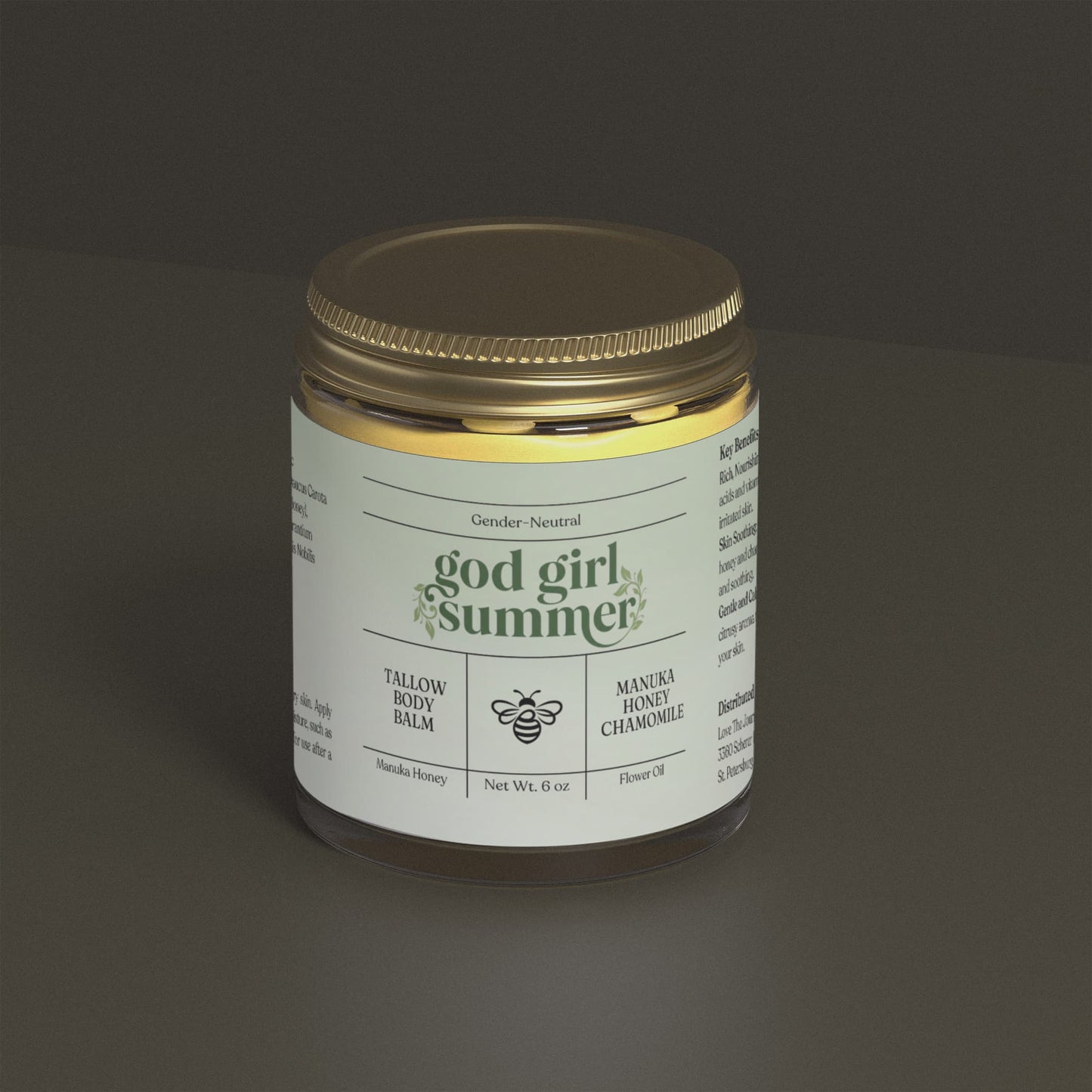Manuka Honey Chamomile Tallow Body Balm