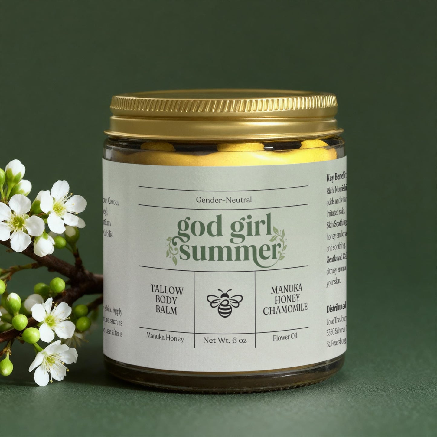 Manuka Honey Chamomile Tallow Body Balm