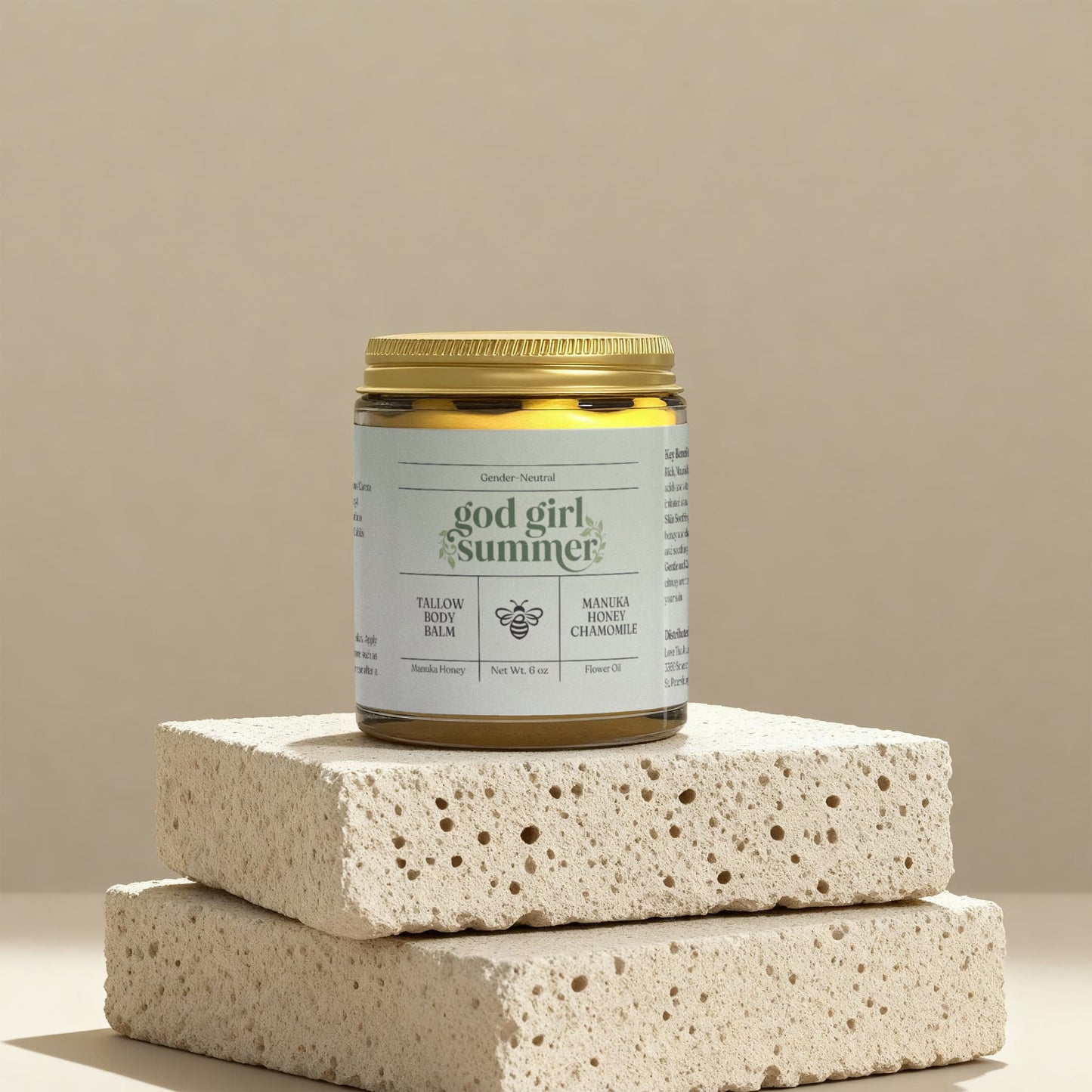 Manuka Honey Chamomile Tallow Body Balm