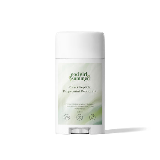 2 Pack Peptide Peppermint Deodorant