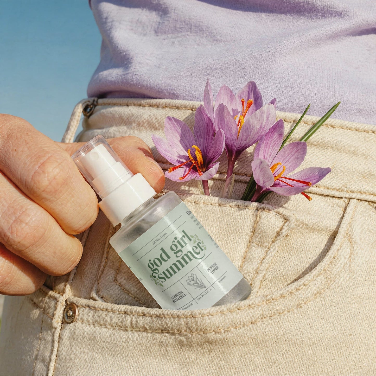 Saffron Stem Cell Peptide Toner