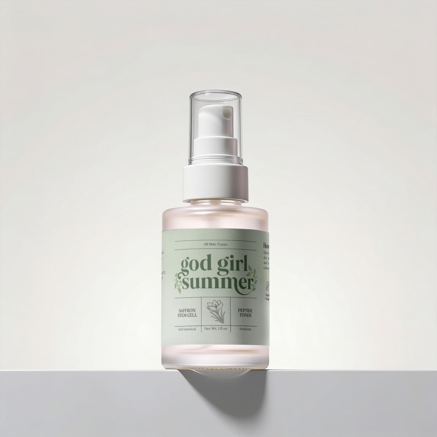 Saffron Stem Cell Peptide Toner