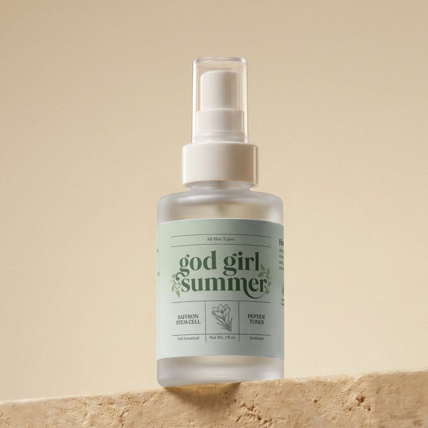 Saffron Stem Cell Peptide Toner